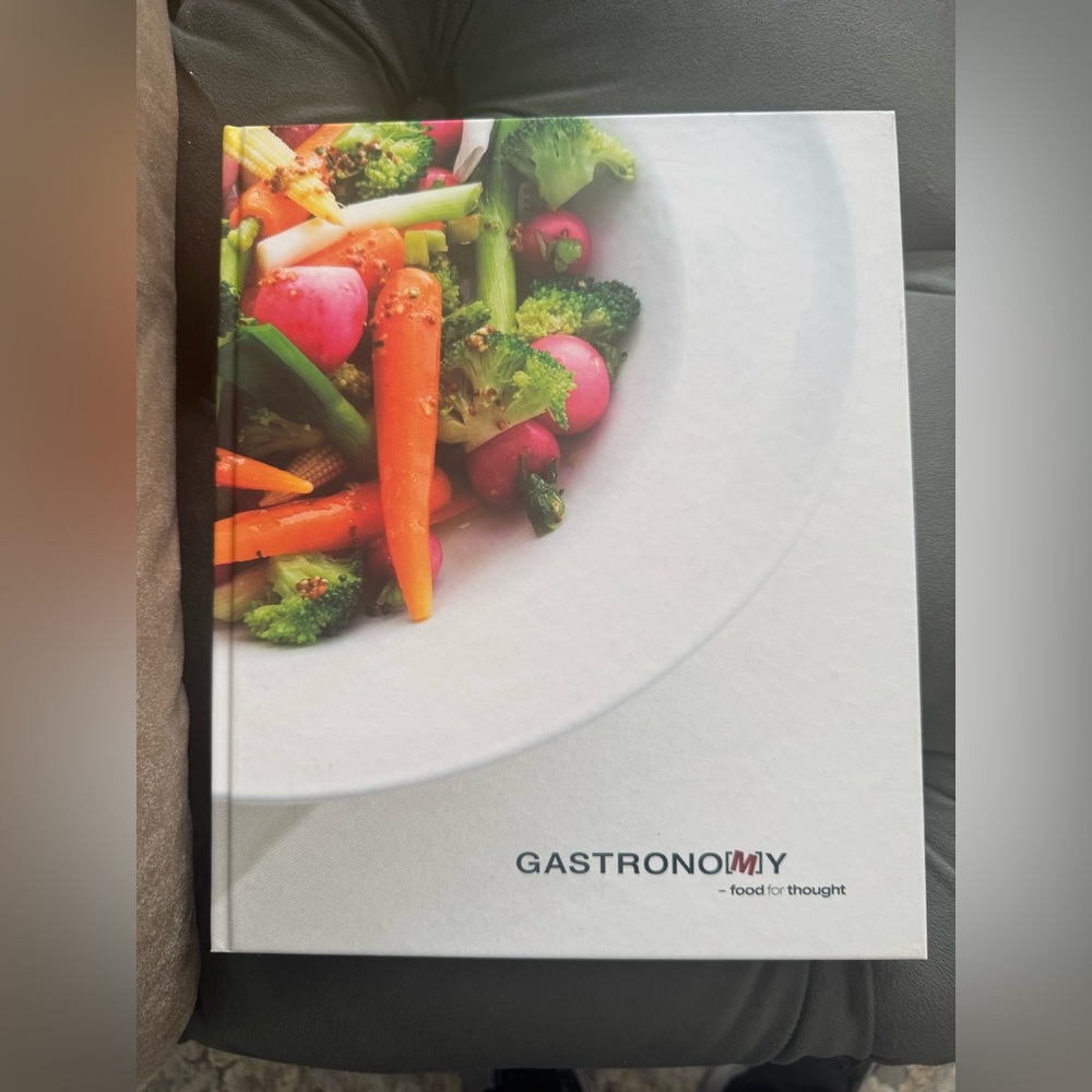 Gastronomy Cookbook with Colorful Cover